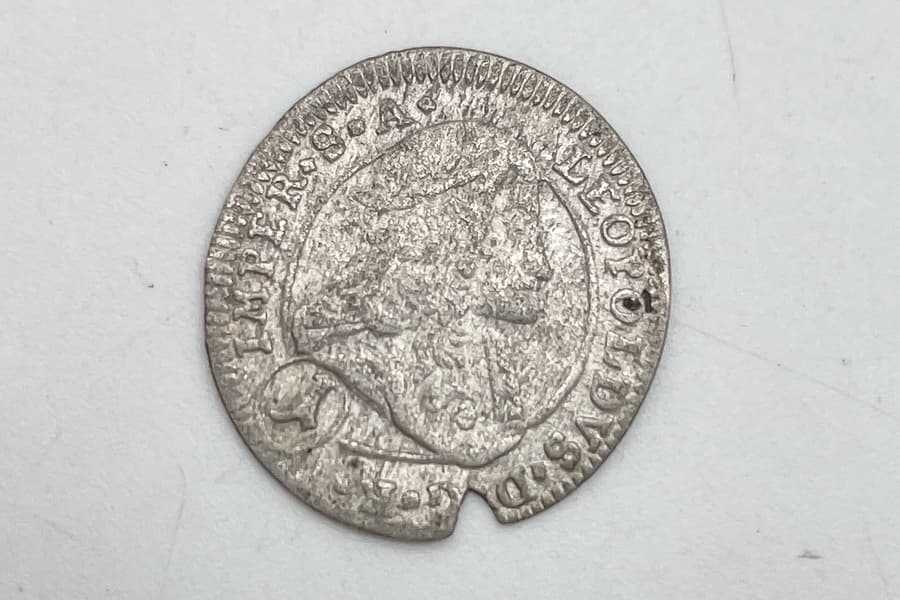 Silbermünze 1 Kreuzer 1704 Kuttenberg Leopold I.